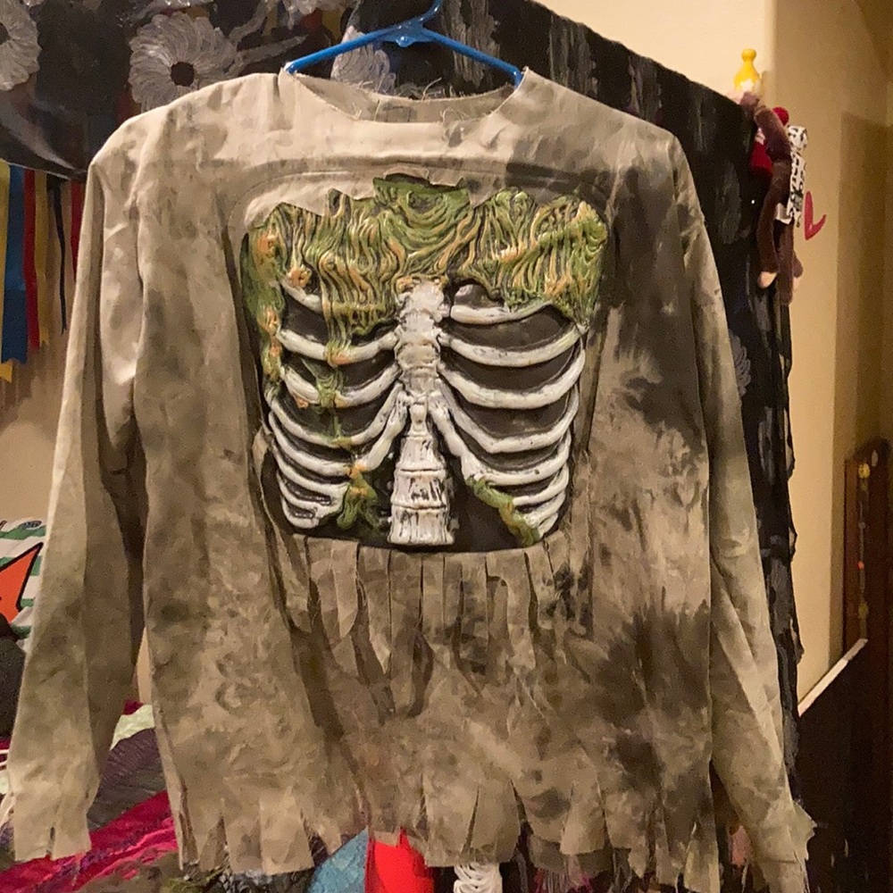 Swamp monster costume